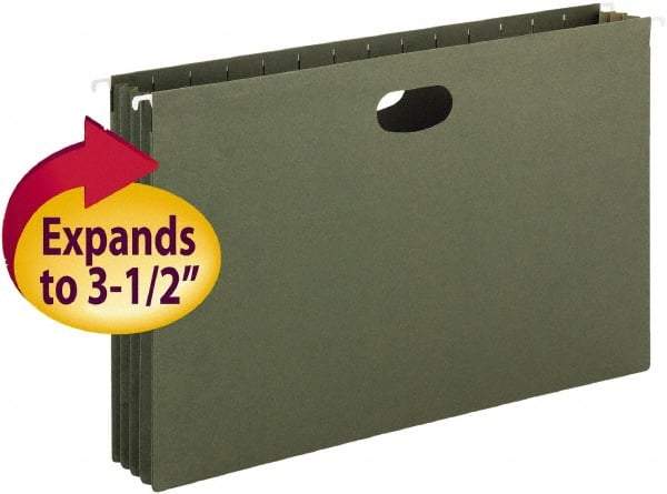 SMEAD - 9-1/2 x 14-1/2", Legal, Standard Green, Hanging File Folder - 11 Point Stock - A1 Tooling