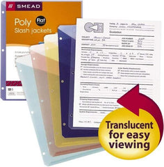 SMEAD - 8-1/2 x 11", Letter Size, Assorted Colors, Classification Folders with End Tab Fastener - A1 Tooling