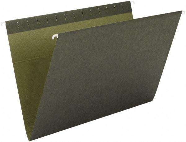 SMEAD - 8-1/2 x 11", Letter Size, Standard Green, Hanging File Folder - 11 Point Stock - A1 Tooling