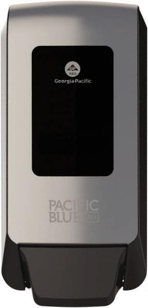 Georgia Pacific - 1000 to 1200 mL Foam Hand Sanitizer Dispenser - Plastic, Wall Mounted, Stainless Steel - A1 Tooling