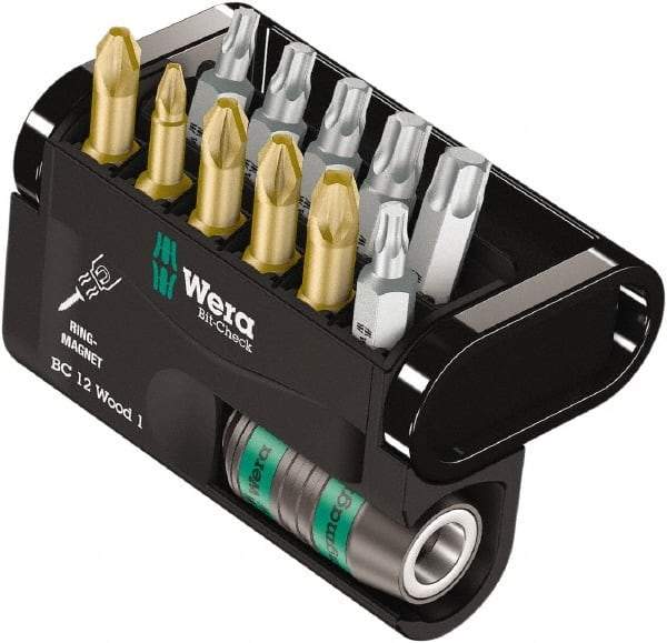 Wera - Posidriv Bit Set - 1/4" Drive - A1 Tooling