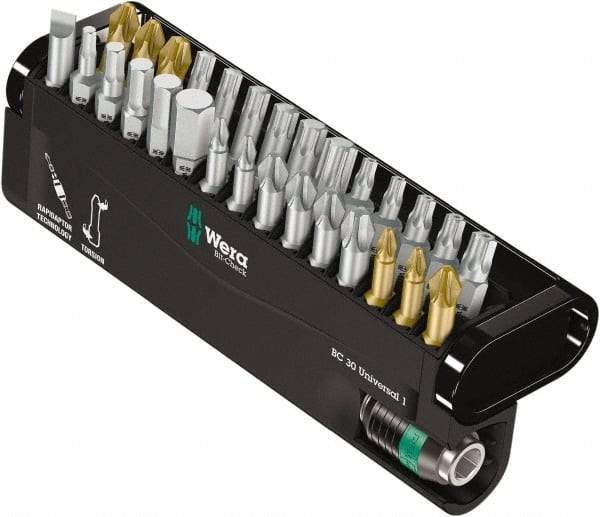 Wera - Posidriv Bit Set - 1/4" Drive - A1 Tooling