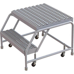 TRI-ARC - Rolling & Wall Mounted Ladders & Platforms Type: Rolling Warehouse Ladder Style: Rolling Safety Ladder - A1 Tooling