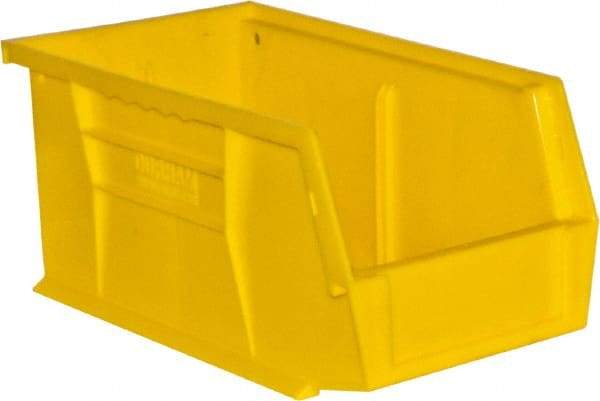 Durham - 11-3/8" Deep, Yellow Plastic Hang and Stack Bins - 5" High x 5-1/2" Wide x 11-3/8" Long - A1 Tooling