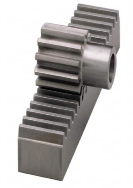 Boston Gear - 1/2" Face Width, 6 Feet Long, 1/2" Thick Steel Gear Rack - 16 Pitch - A1 Tooling