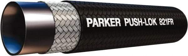 Parker - 1/4" ID x 1/2" OD CTL Push-on Air Hose - 350 Working psi, -40 to 212°F, Black - A1 Tooling