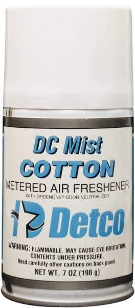 Detco - 7 oz Air Freshener Dispenser Refill - Cotton, Compatible with EQD004 - A1 Tooling