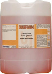 Detco - 5 Gal Liquid Drain Cleaner - Citrus Scent, Drum - A1 Tooling