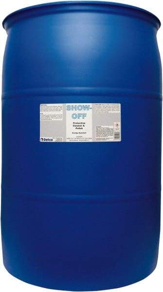 Detco - 55 Gal Drum Unscented Glass Cleaner - Use on Glass, Plastic Surfaces - A1 Tooling