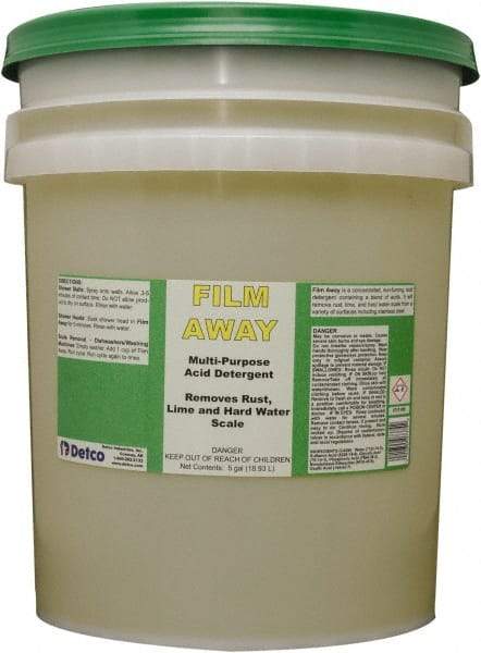 Detco - 5 Gal Pail Liquid Bathroom Cleaner - Unscented Scent, Bath Fixtures - A1 Tooling