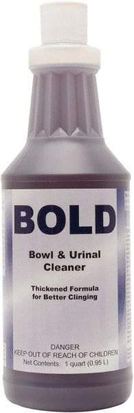 Detco - 32 oz Bottle Liquid Toilet Bowl Cleaner - Unscented Scent, Toilet Bowl - A1 Tooling