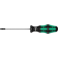 Wera - T15 Tamper Resistant Torx Driver - 12" Blade Length, 16-17/32" OAL, Ergonomic Handle, Chrome Plated Steel - A1 Tooling