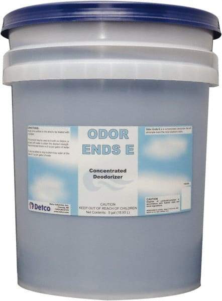 Detco - 5 Gal Pail Deodorizer - Liquid, Unscented, Concentrated, Environmentally Safe - A1 Tooling