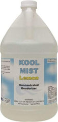 Detco - 1 Gal Bottle Deodorizer - Liquid, Lemon Scent, Concentrated, Environmentally Safe - A1 Tooling