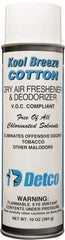 Detco - 20 oz Aerosol Can Deodorizer - Aerosol, Cotton Scent, Environmentally Safe - A1 Tooling