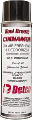 Detco - 20 oz Aerosol Can Deodorizer - Aerosol, Cinnamon Scent, Environmentally Safe - A1 Tooling