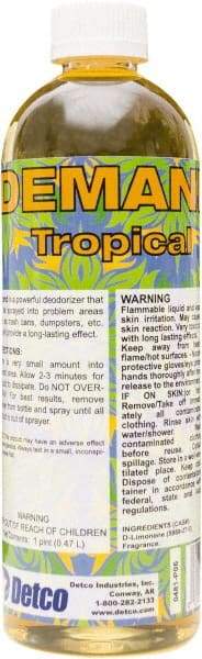 Detco - 16 oz Bottle Deodorizer - Liquid, Tropical Scent - A1 Tooling