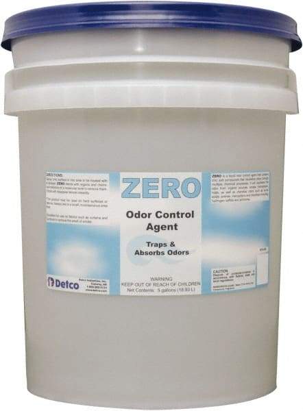 Detco - 5 Gal Pail Deodorizer - Liquid, Unscented, Environmentally Safe - A1 Tooling