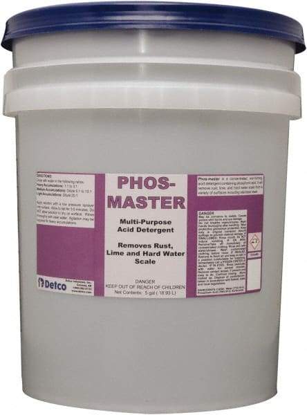 Detco - 5 Gal Bucket All-Purpose Cleaner - Liquid, Detergent, Unscented - A1 Tooling