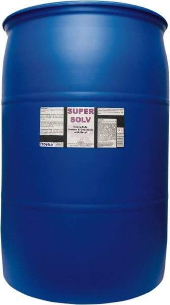 Detco - 55 Gal Drum Cleaner/Degreaser - Liquid, Butyl-Based, Unscented - A1 Tooling