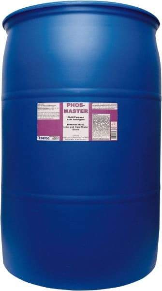 Detco - 55 Gal Drum All-Purpose Cleaner - Liquid, Detergent, Unscented - A1 Tooling