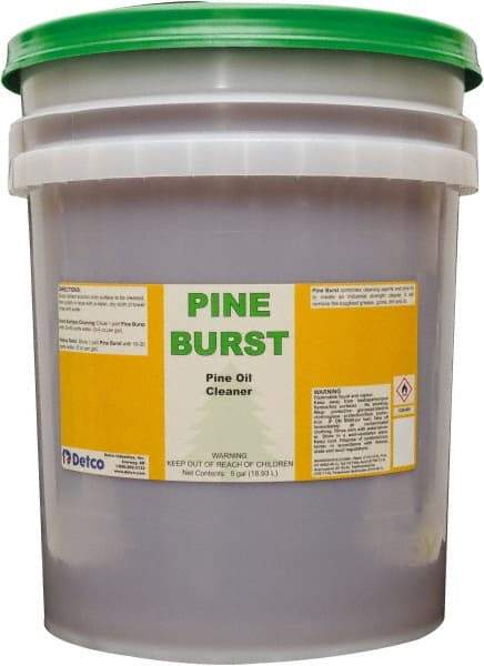 Detco - 5 Gal Bucket All-Purpose Cleaner - Liquid, Water-Based, Pine - A1 Tooling