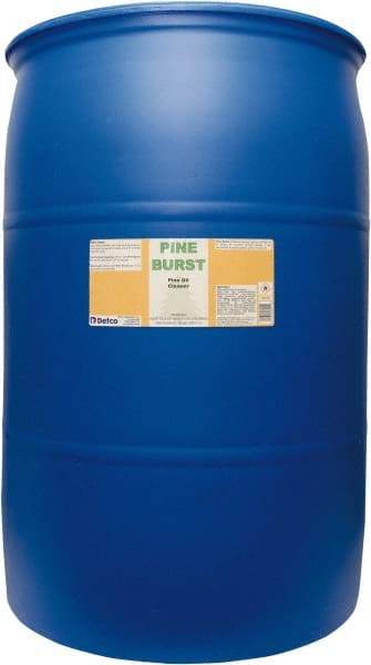 Detco - 55 Gal Drum All-Purpose Cleaner - Liquid, Water-Based, Pine - A1 Tooling