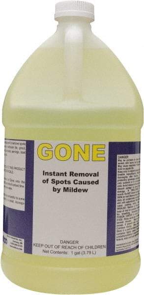 Detco - 1 Gal Bottle Mildew Remover - Liquid, Water-Based, Unscented - A1 Tooling