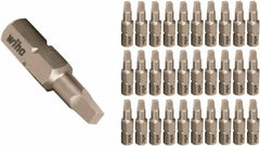 Wiha - 1/4" Drive, #1 Insert Screwdriver Bit - 25mm OAL - A1 Tooling