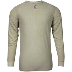 National Safety Apparel - Size S Tan Flame Resistant/Retardant Long Sleeve Base Layer Shirt - Exact Industrial Supply