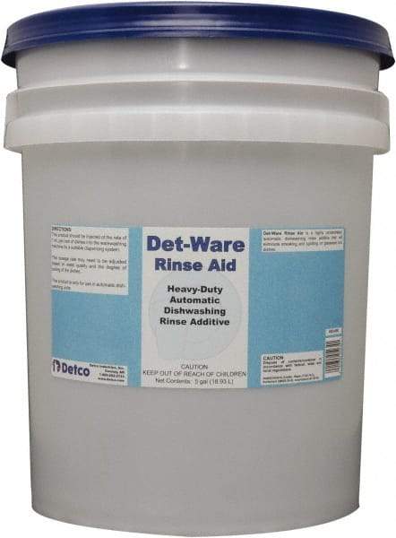 Detco - 5 Gal Pail Automatic Dishwashing Liquid - Unscented - A1 Tooling