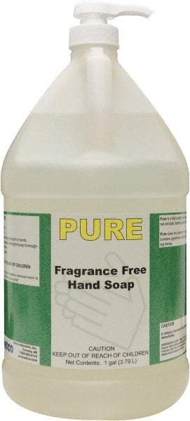 Detco - 1 Gal Bottle Liquid Hand Cleaner - Pale Yellow, Fragrance Free Scent - A1 Tooling