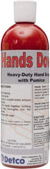 Detco - 16 oz Squeeze Bottle Gel Hand Cleaner with Grit - Red, Cherry Scent - A1 Tooling