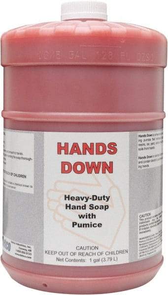 Detco - 1 Gal Bottle Gel Hand Cleaner with Grit - Red, Cherry Scent - A1 Tooling