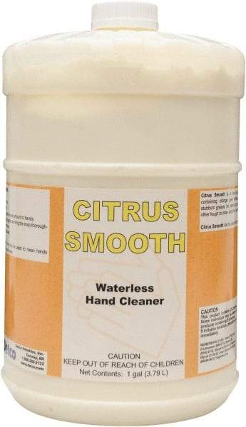 Detco - 1 Gal Bottle Waterless Cream Waterless Hand Cleaner - Yellow, Citrus Scent - A1 Tooling