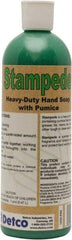 Detco - 16 oz Bottle Gel Hand Cleaner with Grit - Green, Almond Scent - A1 Tooling