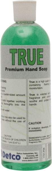 Detco - 16 oz Squeeze Bottle Liquid Hand Cleaner - Green, Herbal Scent - A1 Tooling