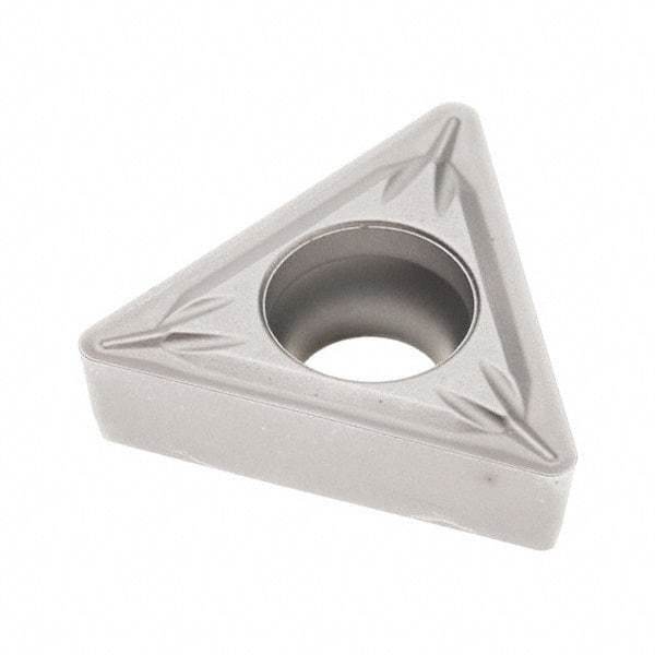 Seco - TCMT32.52 MF2 Grade TP3501 Carbide Turning Insert - TiCN/Al2O3 Finish, 60° Triangle, 3/8" Inscr Circle, 5/32" Thick, 1/32" Corner Radius - A1 Tooling