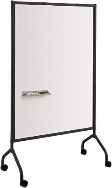 Safco - 72" High x 42" Wide Magnetic Wet/Dry Erase - Steel, 21-1/2" Deep, Includes Magnetic Accessory Tray, Dry Erase Markers, Eraser & Easel Pad Hooks - A1 Tooling