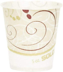 Solo - Paper Water Cups, Waxed, 5 oz, 100/Bag, 30 Bags/Carton - Multicolor - A1 Tooling