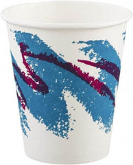 Solo - Jazz Paper Hot Cups, 6 oz, Polycoated, 50/Bag, 20 Bags/Carton - White, Green, Purple - A1 Tooling