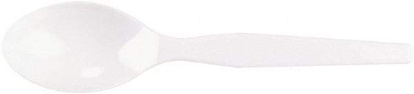 Dixie - Plastic Cutlery, Heavy Mediumweight Teaspoons, 100/B oz - White - A1 Tooling