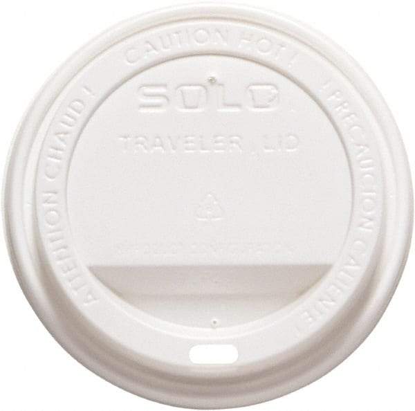 Solo - Traveler Drink-Thru Lid, 1000/Carton - White - A1 Tooling