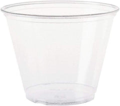 Solo - Ultra Clear Cups, Squat, 9 oz, PET, 50/Bag, 1000/Carton - Clear - A1 Tooling