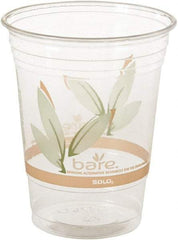 Solo - Bare Eco-Forward RPET Cold Cups, 16-18 oz, Clear, 50/Pack, 1000/Carton - Clear - A1 Tooling