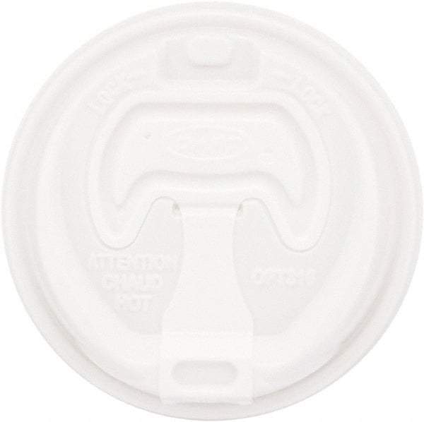 DART - Optima Reclosable Lid, 12-24 oz Foam Cups, 100/Bag, 10 Bags/Carton - White - A1 Tooling