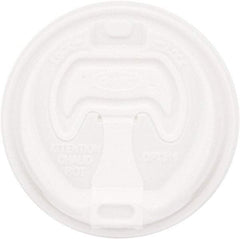 DART - Optima Reclosable Lid, 12-24 oz Foam Cups, 100/Bag, 10 Bags/Carton - White - A1 Tooling