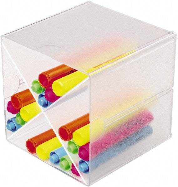 Deflect-o - Clear Desk Top Organizer - Plastic - A1 Tooling