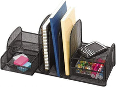 Safco - Black Document Organizer - Steel, Mesh - A1 Tooling