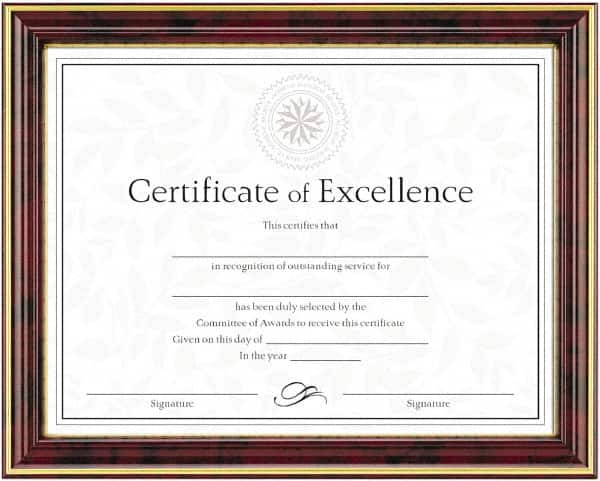 Dax - Mahogany & Gold Document Holders-Certificate/Document - 11" High x 8-1/2" Wide - A1 Tooling